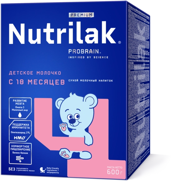  Nutrilak Premium 4 , 18 айдан асқан балаларға арналған сүт сусыны