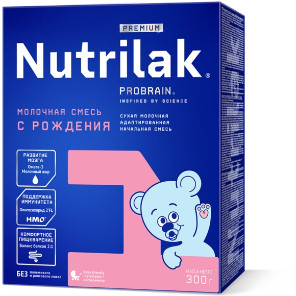 Детская молочная смесь Nutrilak Premium 1, 300г